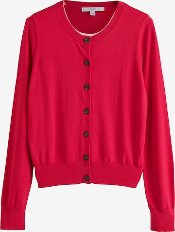 Next Cardigan i rød: forside