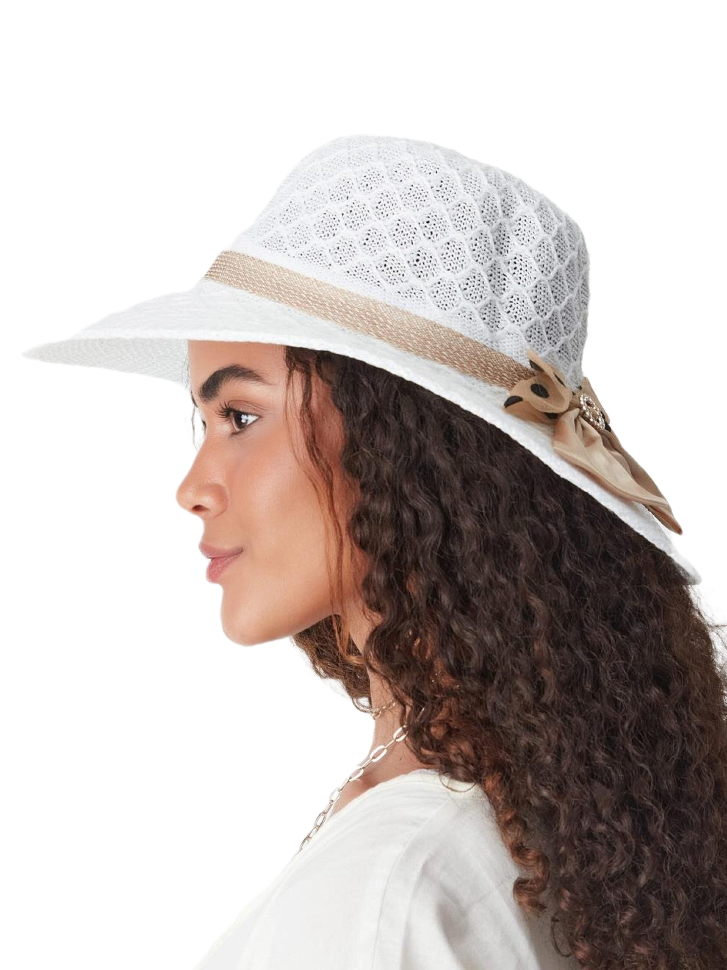 C&City Hat in White