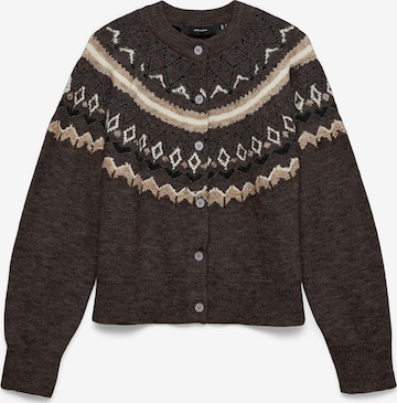 VERO MODA Kardigan 'VMTAMMY' w kolorze brązowy: przód