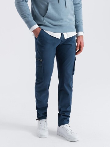 Ombre Regular Trousers in Blue: front