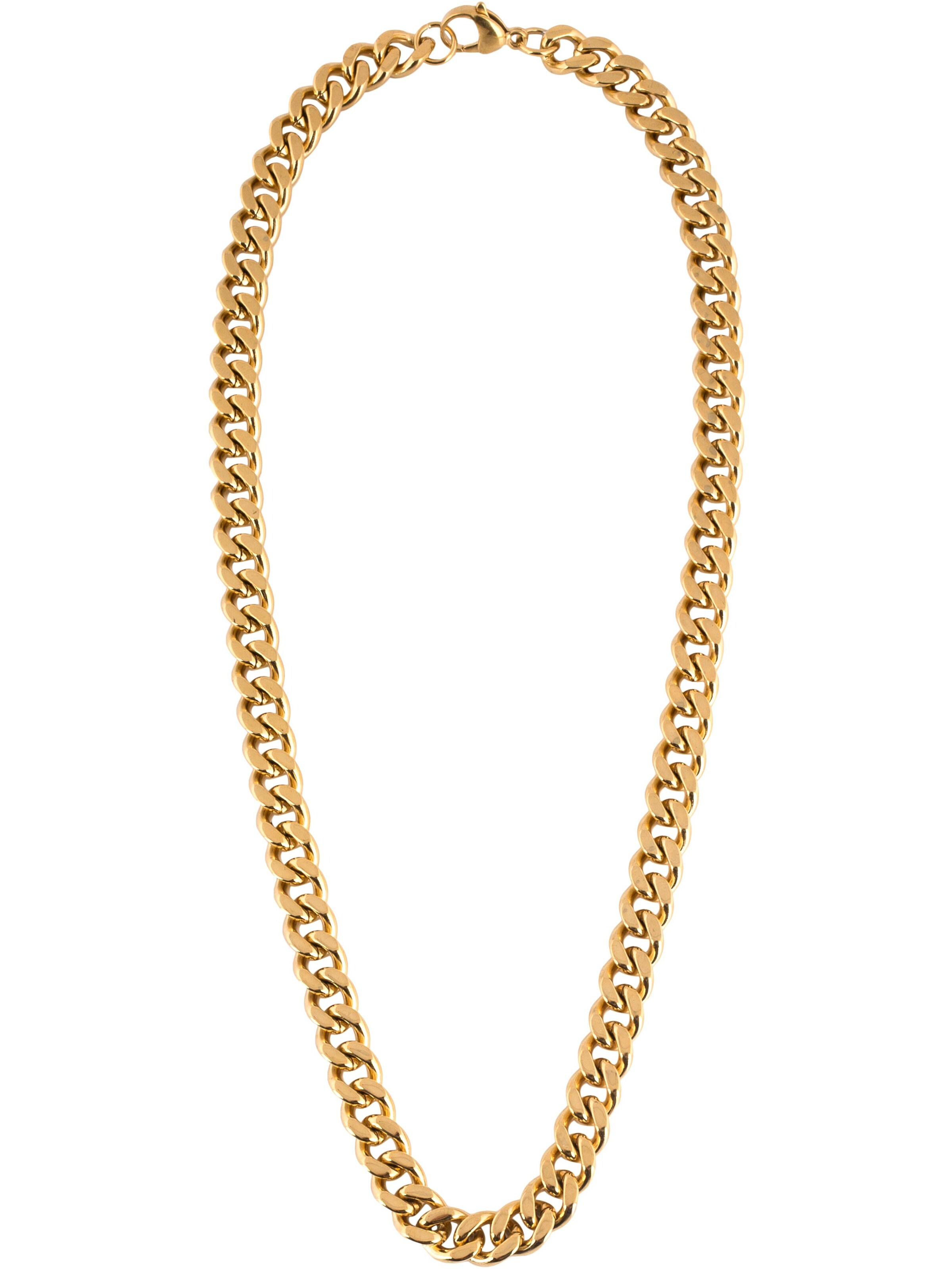Akitsune Necklace 'Fibra' in Gold: front