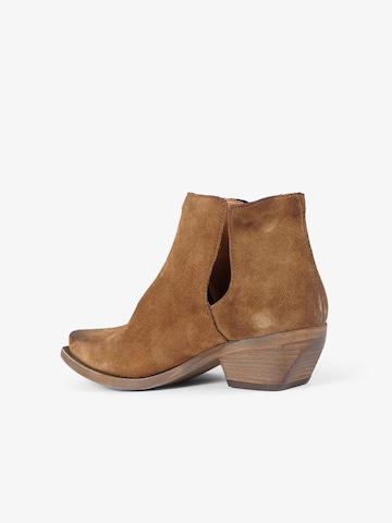 ZOÉ - Botas pelo tornozelo em bege