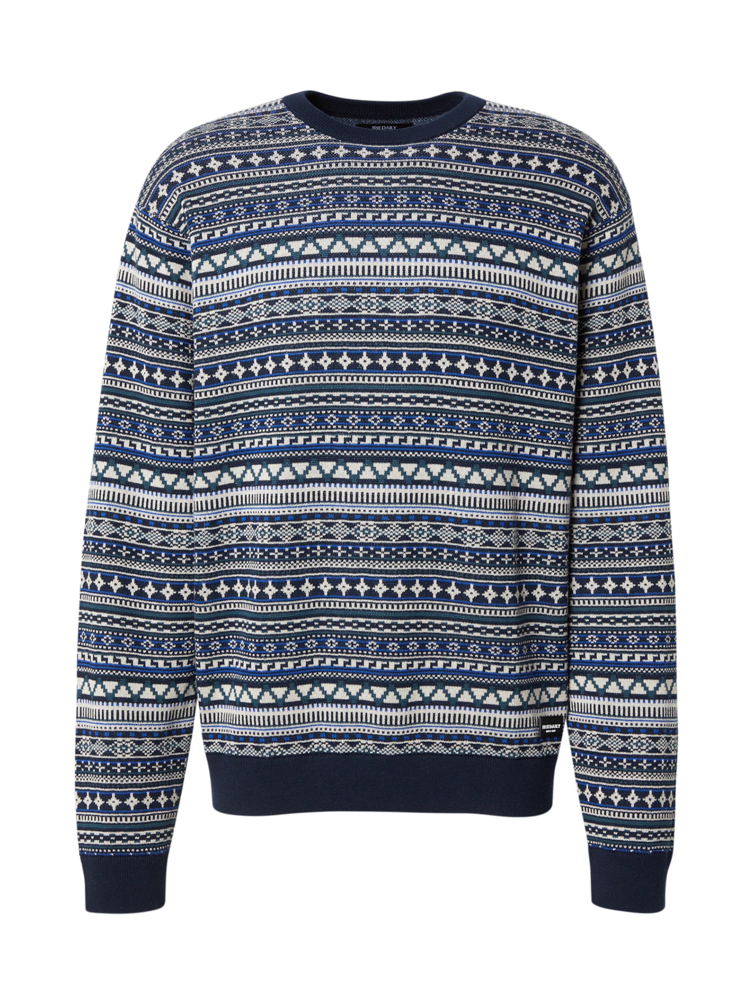 zils Iriedaily Standarta piegriezums Džemperis 'Mineo': no priekšpuses