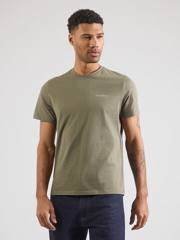 Calvin Klein Jeans Футболка в Бежевый: спереди