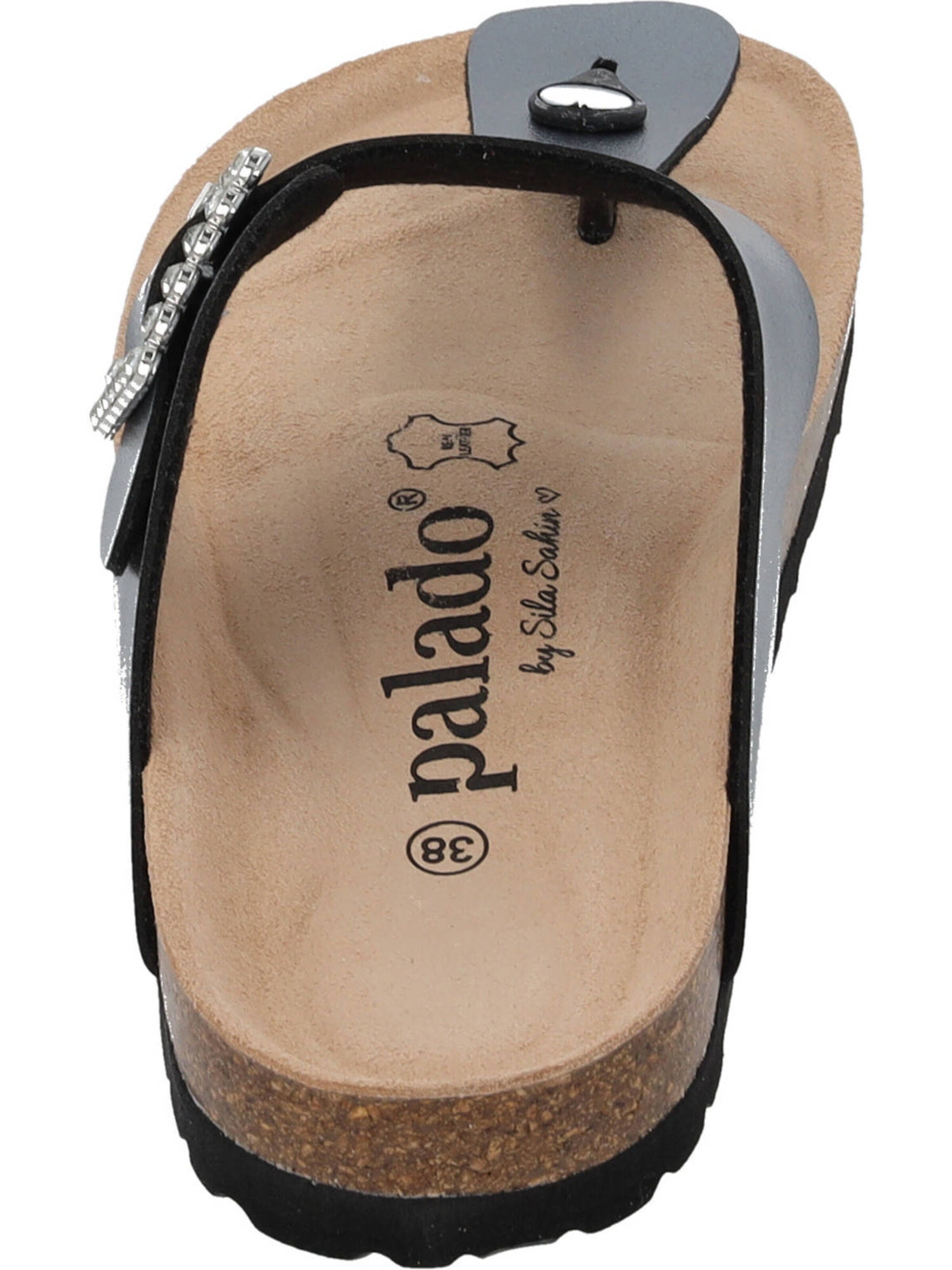 Palado by Sila Sahin T-bar sandals 'Kos' in Grey