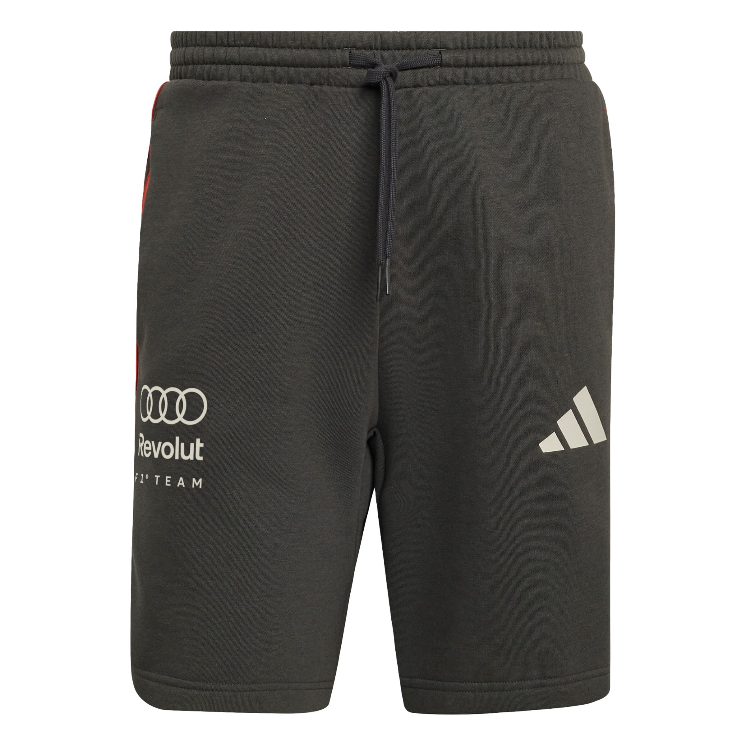 ADIDAS PERFORMANCE Sportshorts 'Audi Formula One Team DNA' in orangerot / schwarz / weiß, Produktansicht