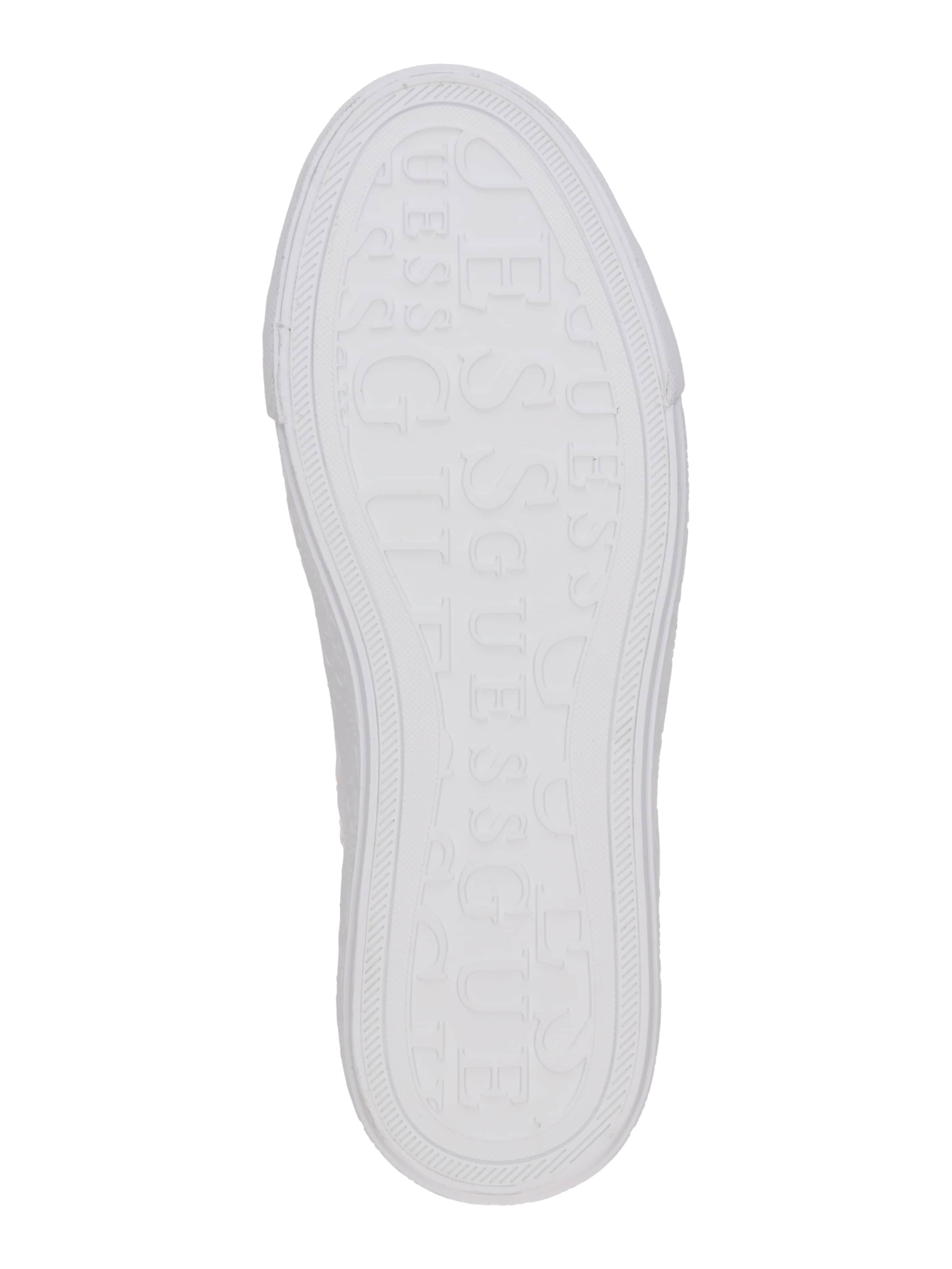 GUESS Matalavartiset tennarit 'JLOVE' värissä valkoinen