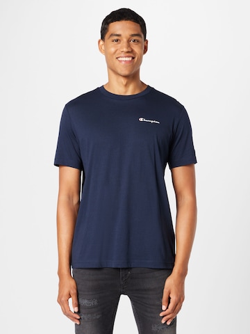 Champion Authentic Athletic Apparel Shirt 'Legacy American Classics' in Blauw: voorkant