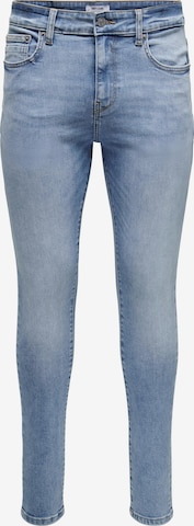 Skinny Jeans 'FLY' di Only & Sons in blu: frontale