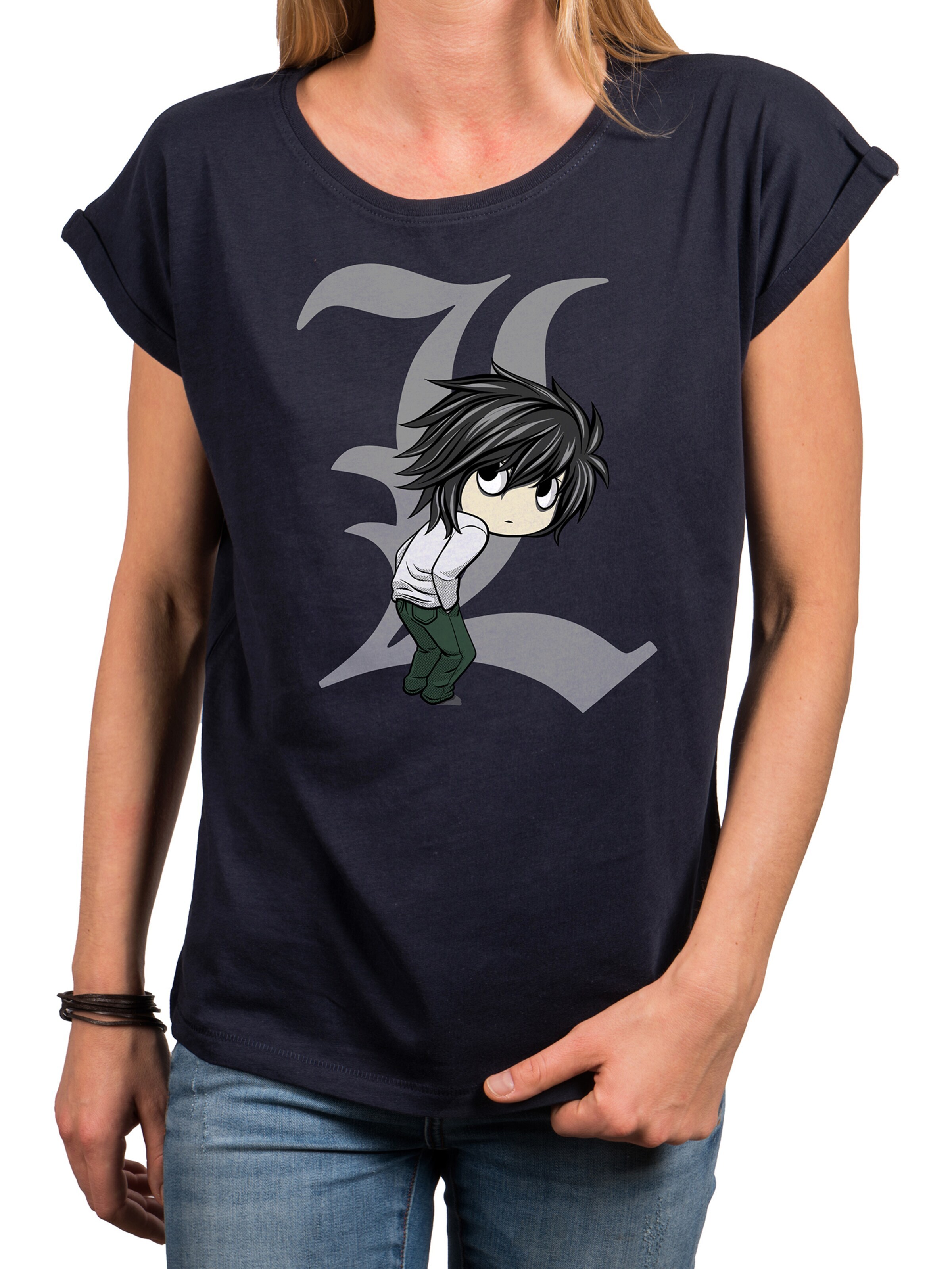 MAKAYA Shirt 'Figur' in Blue