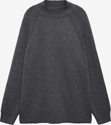 MANGO Sweater 'Basta' in Grey: front