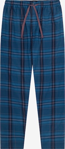 SCHIESSER Pyjamahose 'Mix + Relax' in Blau: Vorderseite
