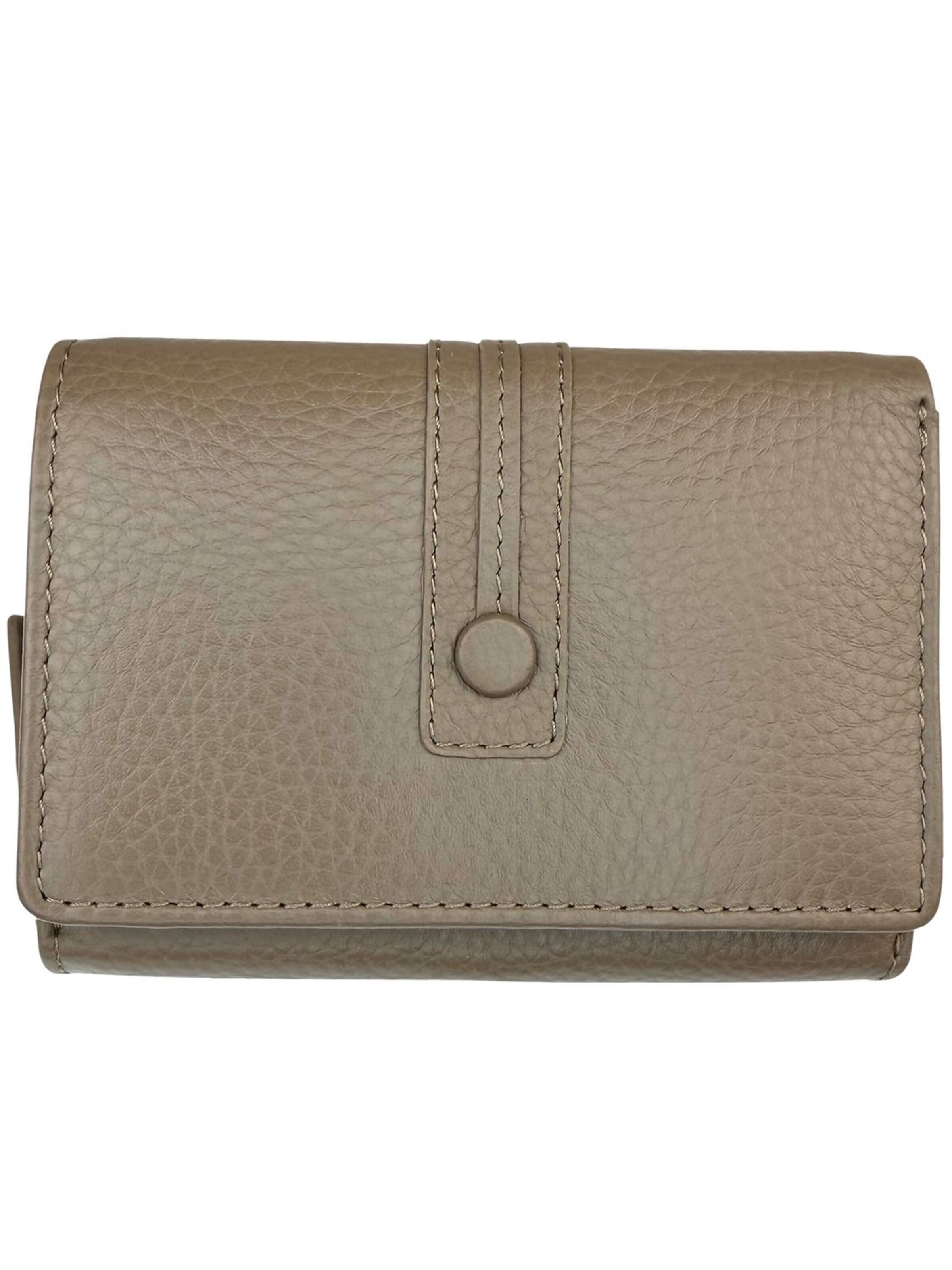 Florence Wallet in Grey: front