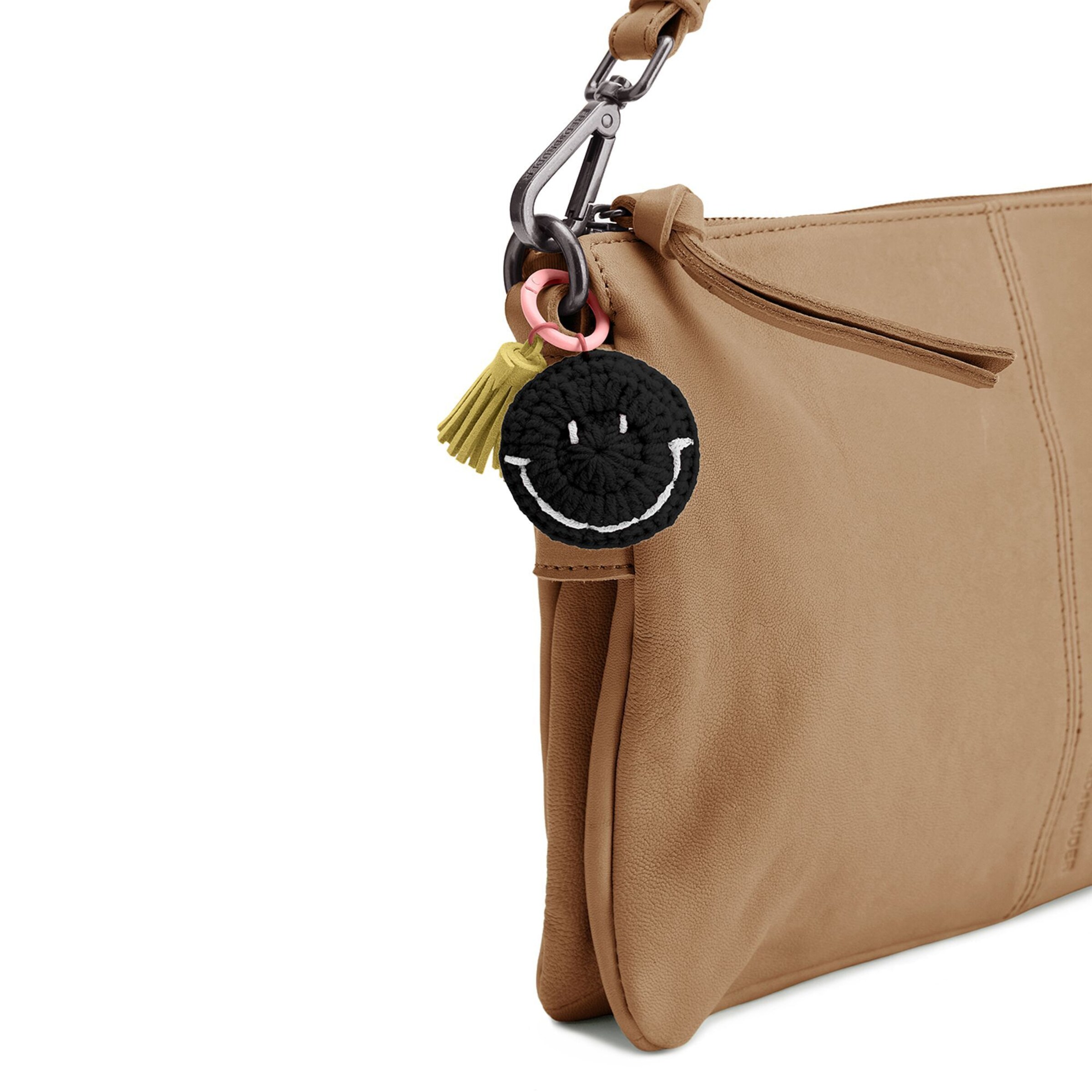 FREDsBRUDER Schoudertas 'Take A Smile' in Bruin