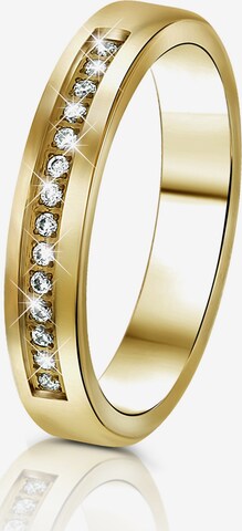 Lucardi Ring in Goud: voorkant