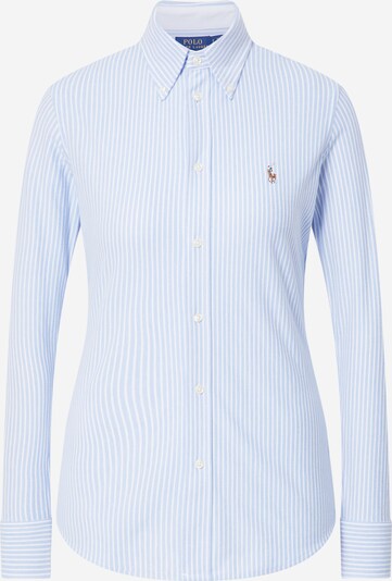 Polo Ralph Lauren Chemisier 'Heidi' en bleu / blanc, Vue avec produit