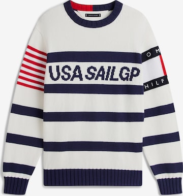 TOMMY HILFIGERPulover 'US SAILGP' - bijela boja: prednji dio