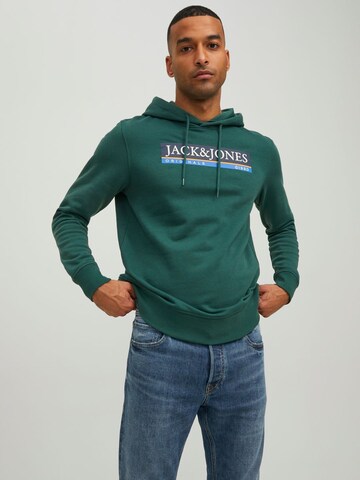 JACK & JONES Sweatshirt 'Codyy' in Groen: voorkant