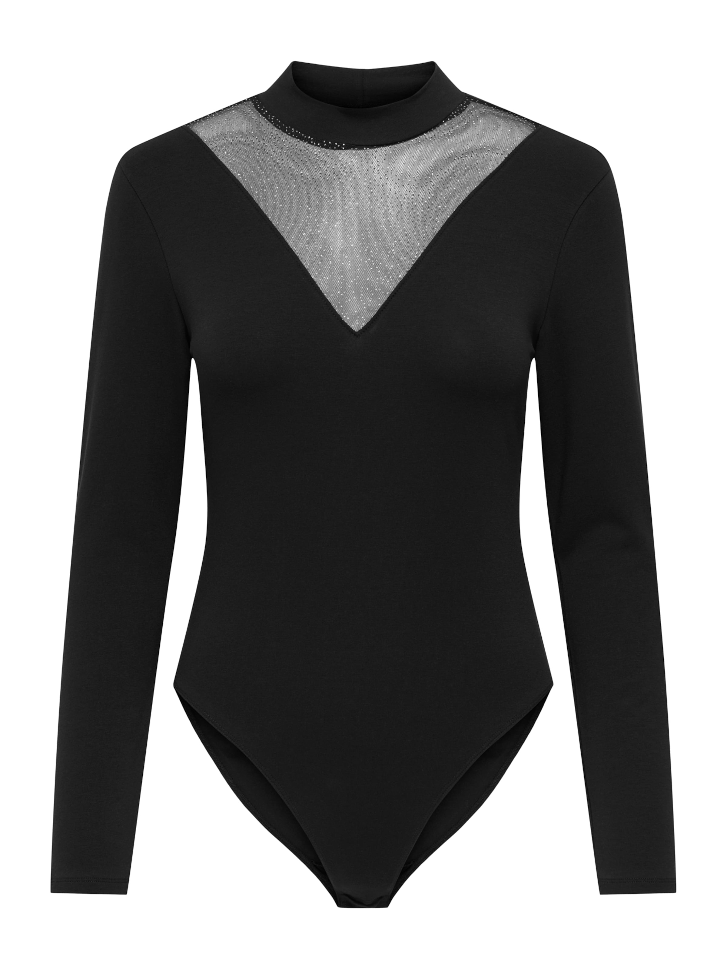 ONLY Shirtbody in Schwarz: Vorderseite