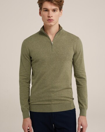 WE Fashion Sweater in Green: front