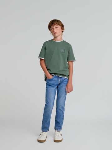 Scalpers Shirt 'Tour' in Green: front