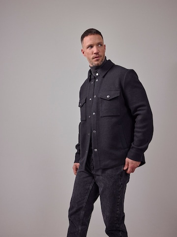 DAN FOX APPARELPrijelazna jakna 'The Essential' - crna boja: prednji dio
