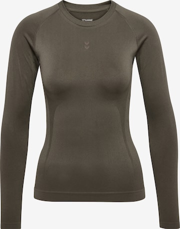 Hummel Funktionsshirt in Braun: Vorderseite