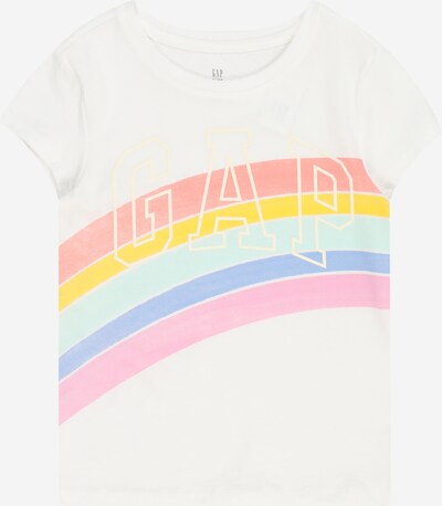 GAP T-Shirt en bleu clair / jaune / rose / blanc, Vue avec produit