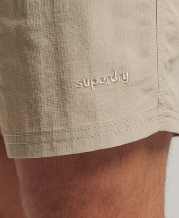 Superdry Board Shorts in Beige