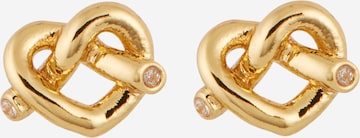 Kate Spade Earrings 'LOVES ME' in Gold: front