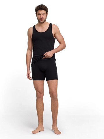 FALKE Boxer shorts '2-Pack Long Leg' in Black