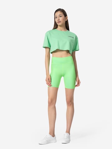 4F Slimfit Παντελόνι φόρμας σε πράσινο