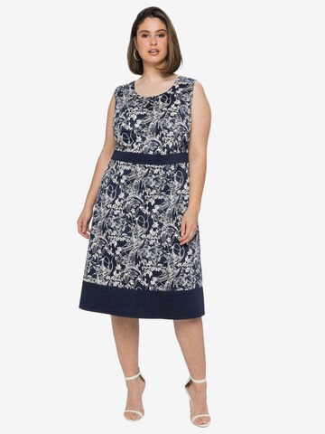 SHEEGO Cocktail Dress in Blue: front