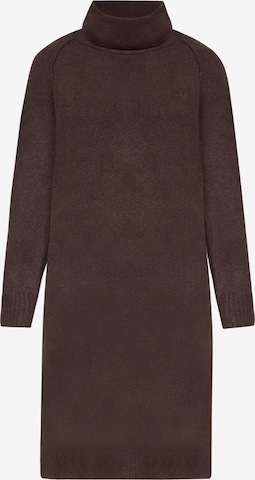 Robes en maille Cartoon en marron : devant