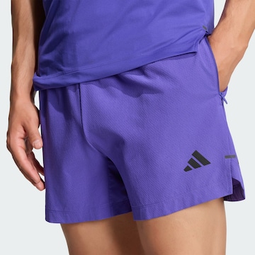 ADIDAS PERFORMANCE Regular Sports trousers 'D4T PrimeLift 3 STRIPES' in Purple