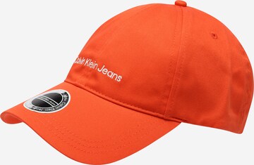 Calvin Klein Jeans Cap in Orange