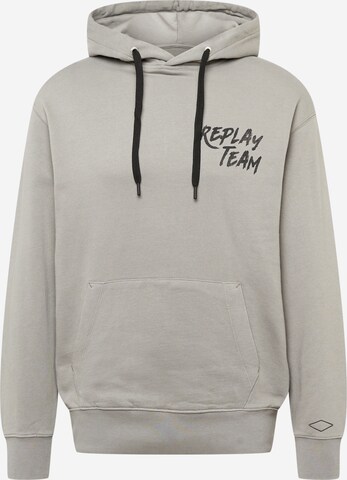 Sweat-shirt REPLAY en gris : devant