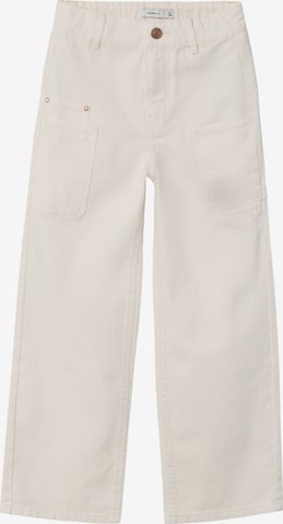 NAME IT Regular Jeans 'Bella' i hvit: forside