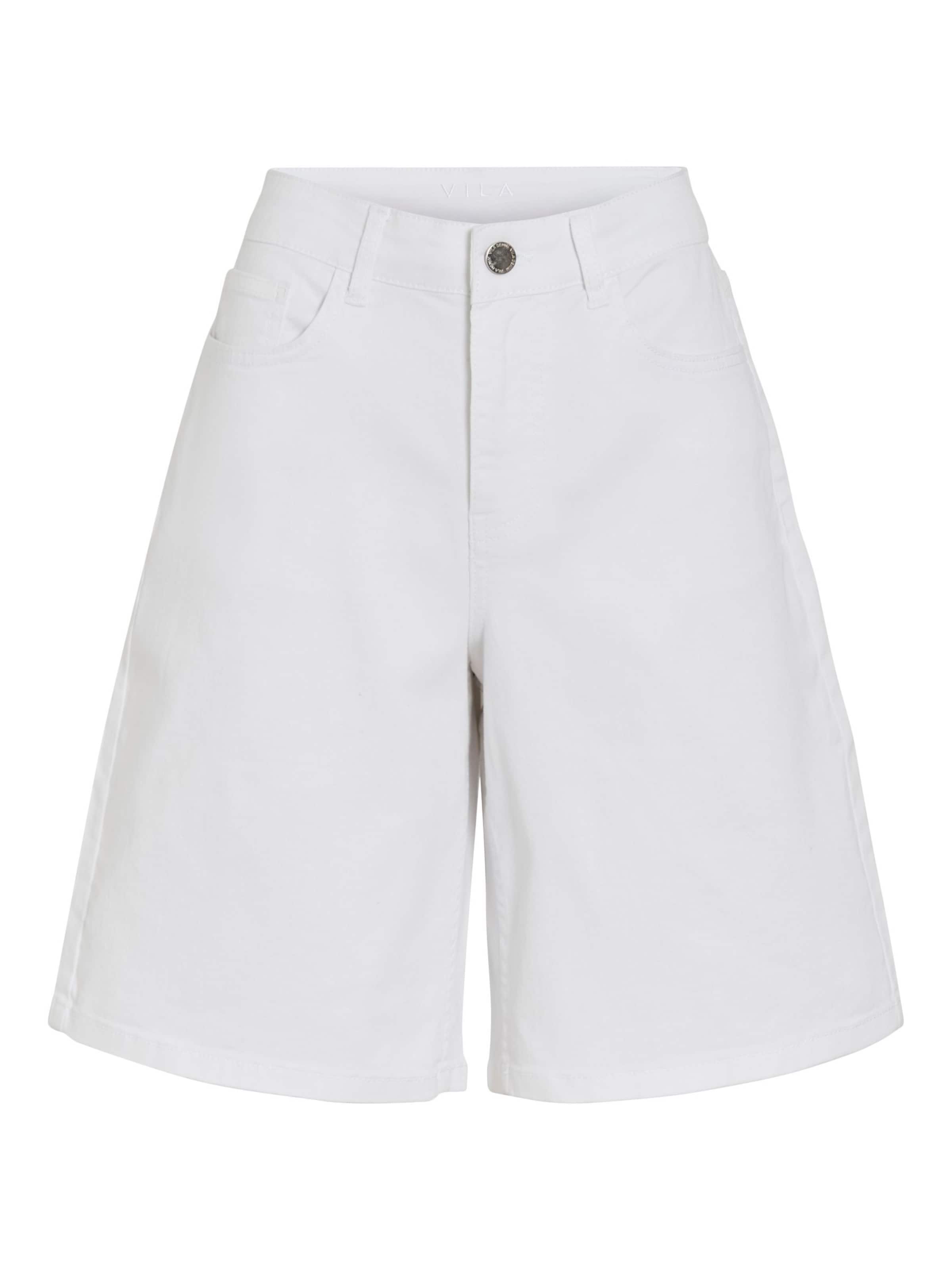 regular Pantaloni 'VINUS' di VILA in bianco: frontale