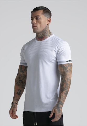 T-Shirt SikSilk en blanc