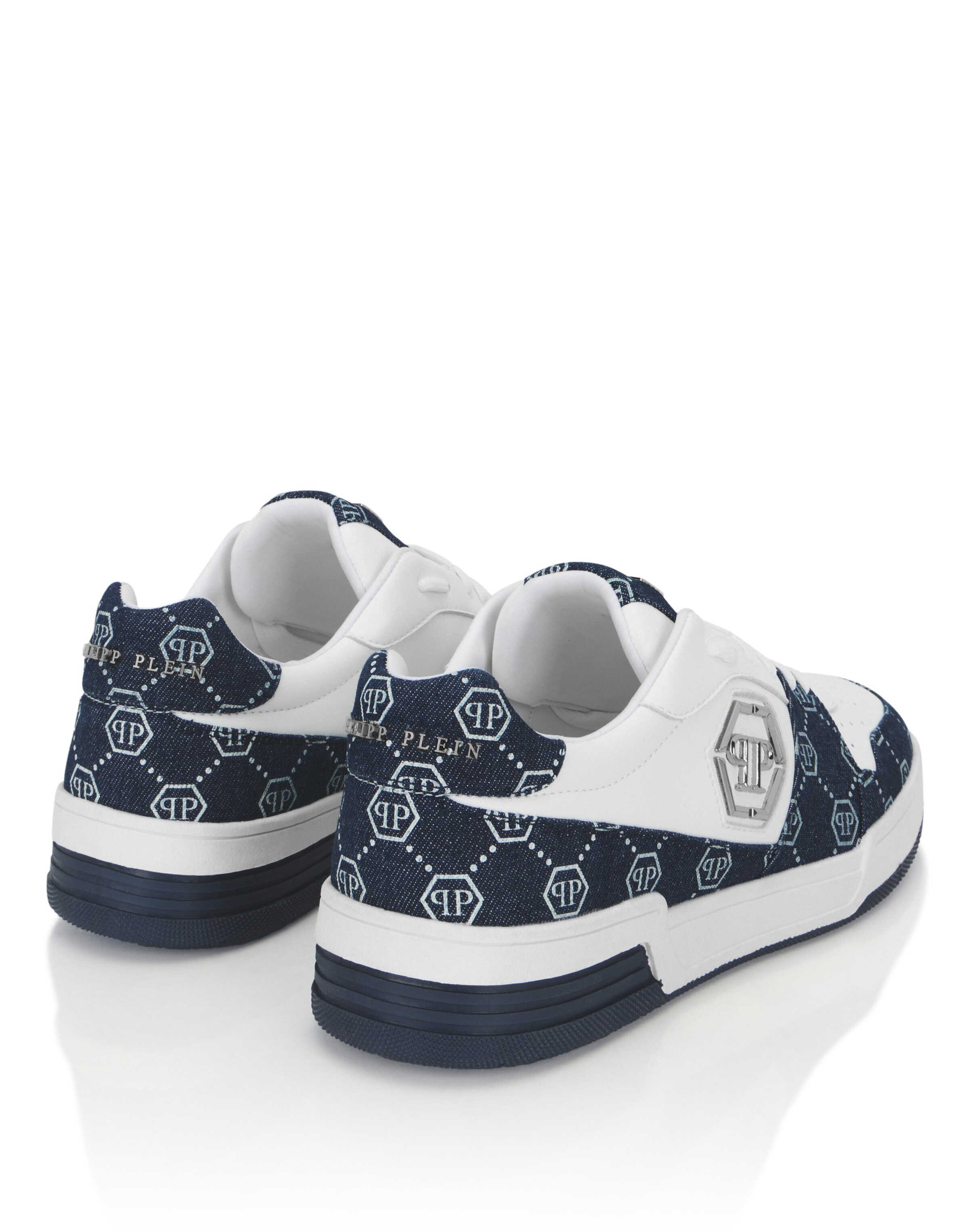 Baskets basses Philipp Plein en blanc