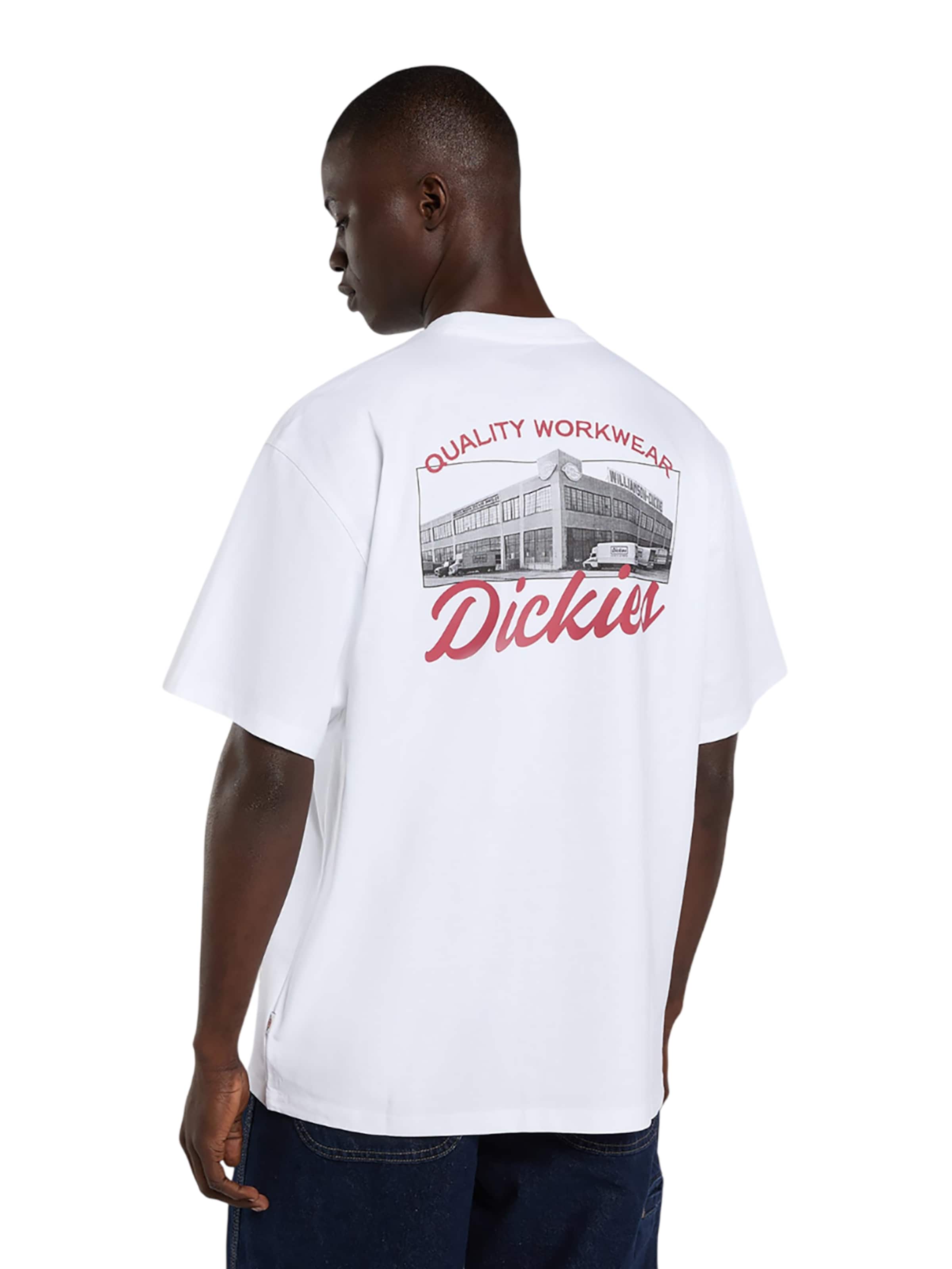 DICKIES Shirt 'Wellsville' in White: front