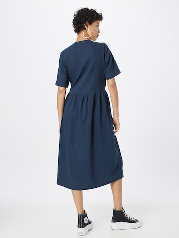 Monki Платье-рубашка в Синий