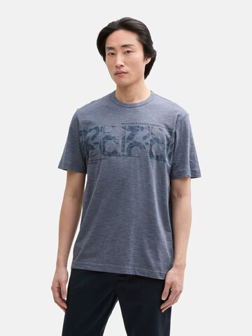 TOM TAILOR Shirt in Blue: front