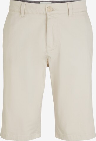 Regular Pantalon chino TOM TAILOR en beige : devant