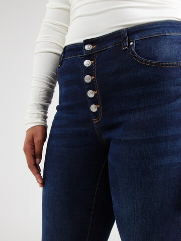 Skinny Jean 'CARHUSH' ONLY Carmakoma en bleu