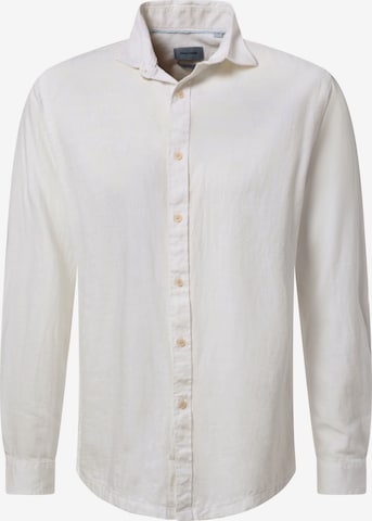 PIERRE CARDIN Button Up Shirt in White: front