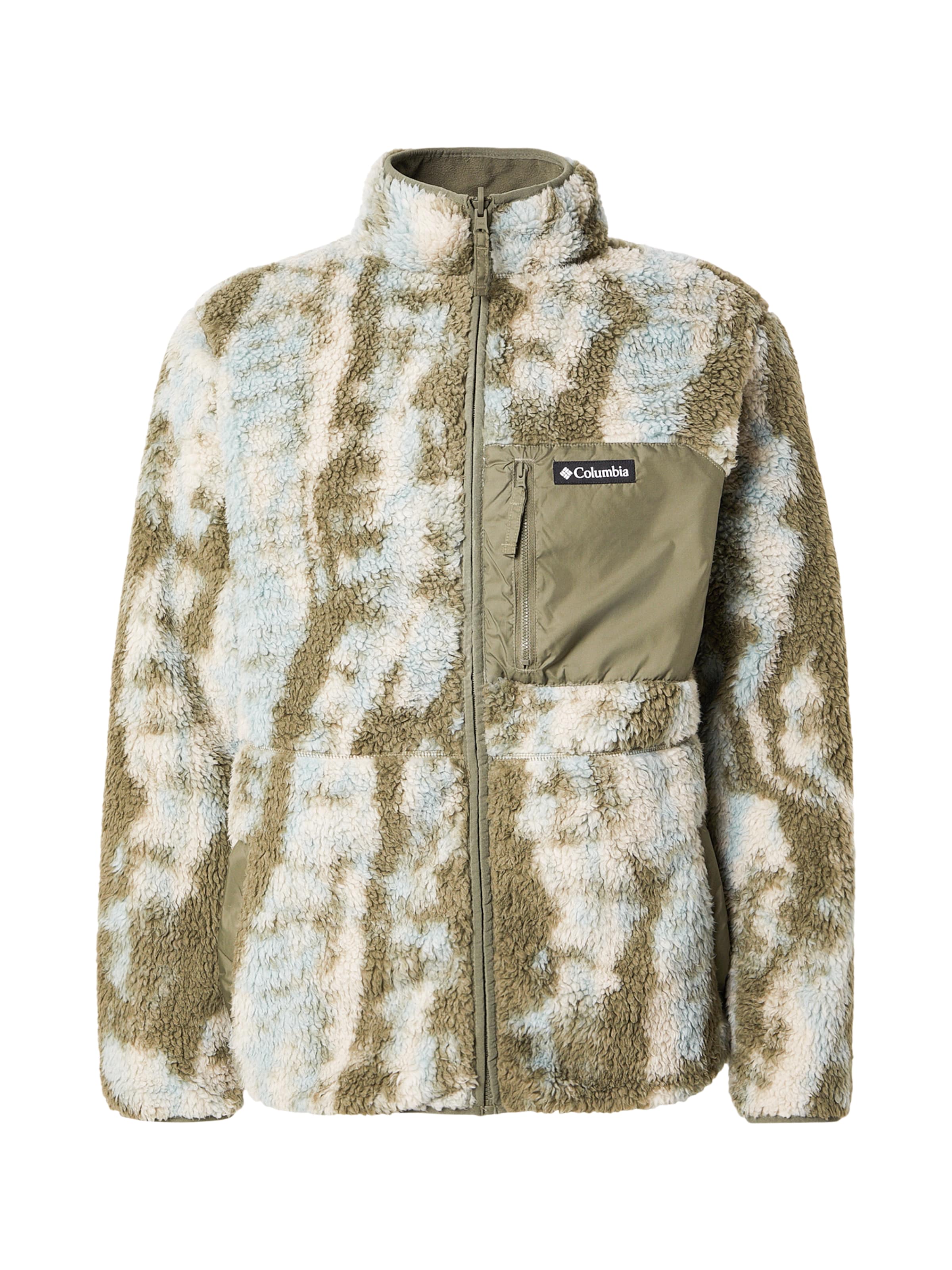 Veste en polaire fonctionnelle 'Winter Pass' COLUMBIA en vert : devant