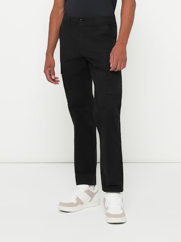JACK & JONES Regular Hose 'JPSTKANE FRANK' in Schwarz: Vorderseite