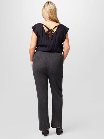 Dorothy Perkins Curve Regular Trousers in Grey